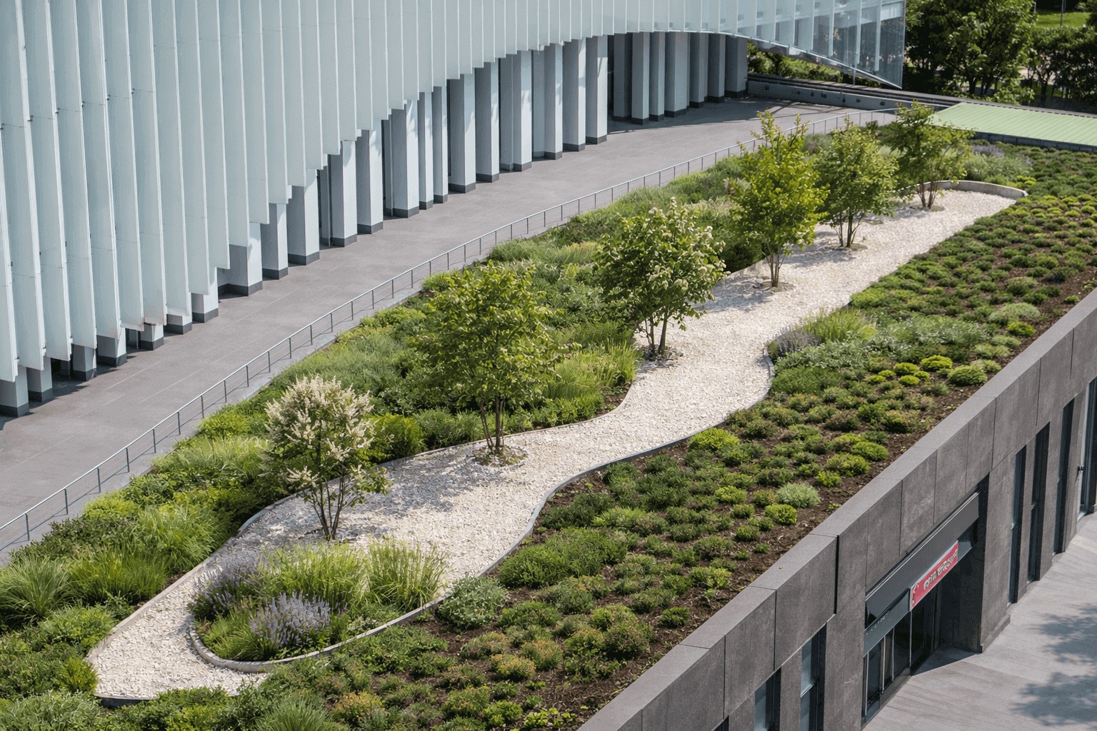 Giardino pensile intensivo